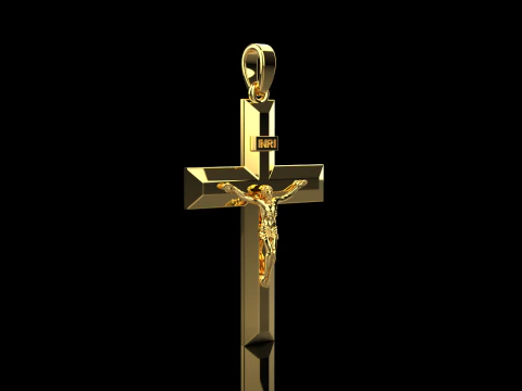 Jesus cross model 683 3D Print Model