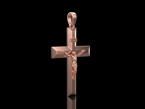 Jesus cross model 683 3D Print Model