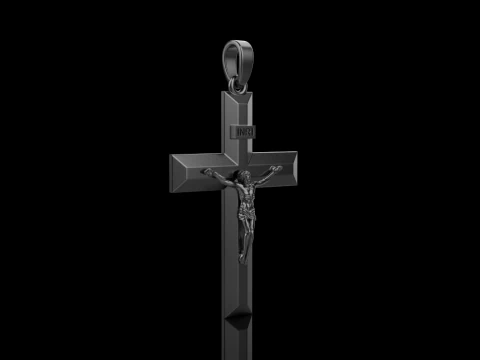 Jesus cross model 683 3D Print Model