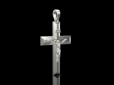 Jesus cross model 683 3D Print Model