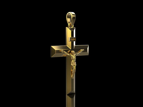 Jesus cross model 683 3D Print Model