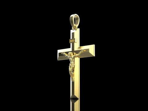 Jesus cross model 683 3D Print Model