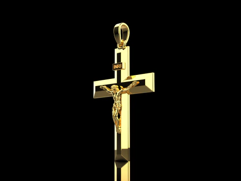 Jesus cross model 683 3D Print Model