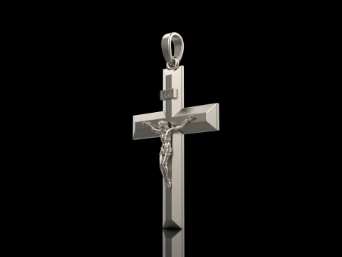 Jesus cross model 683 3D Print Model