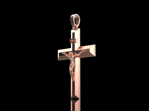 Jesus cross model 683 3D Print Model
