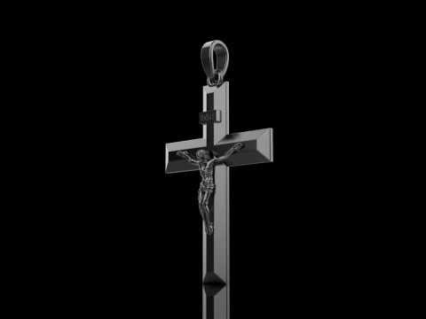 Jesus cross model 683 3D Print Model