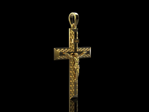 Jesus cross model 682 3D Print Model