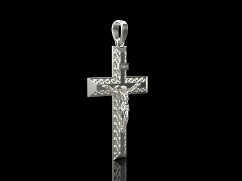 Jesus cross model 682 3D Print Model