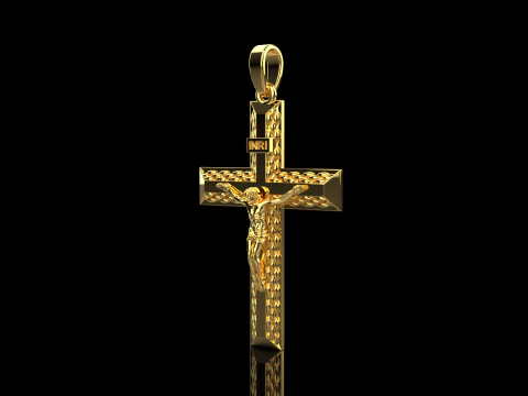 Jesus cross model 682 3D Print Model
