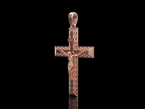 Jesus cross model 682 3D Print Model