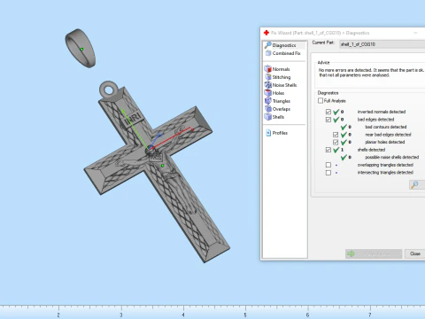 Jesus cross model 682 3D Print Model