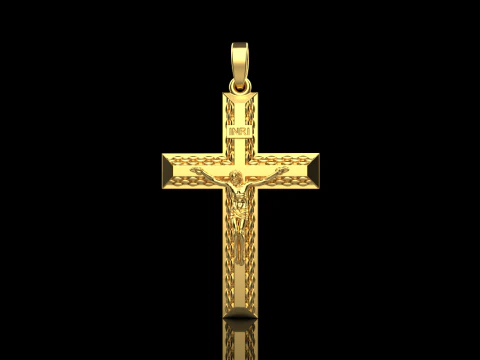 Jesus cross model 682 3D Print Model
