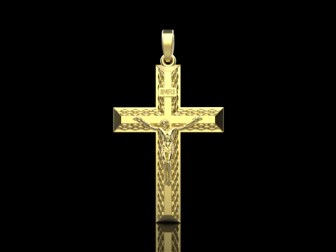 Jesus cross model 682 3D Print Model