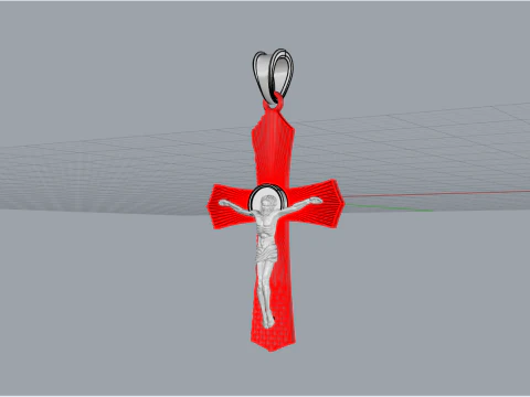 Jesus cross model 680 3D Print Model