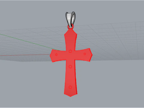 Jesus cross model 680 3D Print Model