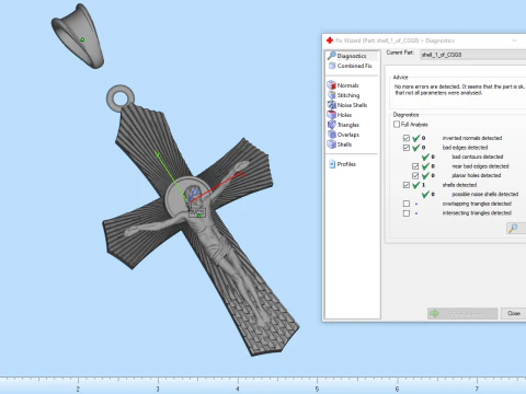 Jesus cross model 680 3D Print Model