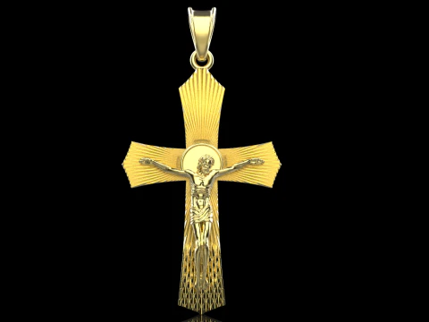 Jesus cross model 680 3D Print Model