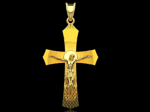 Jesus cross model 680 3D Print Model