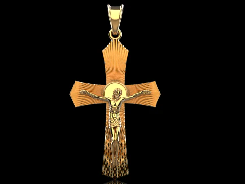 Jesus cross model 680 3D Print Model