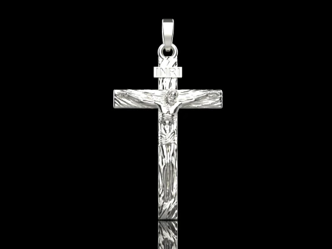 Pendente cruz de Jesus modelo 679 Modelo de Impressão 3D