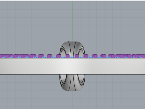 Pendentif rond avec pierres pr&eacute;cieuses mod&egrave;le 676 Modèles 3D en vedette