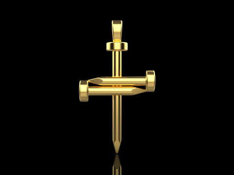 Nail cross model 675 3D Print Model