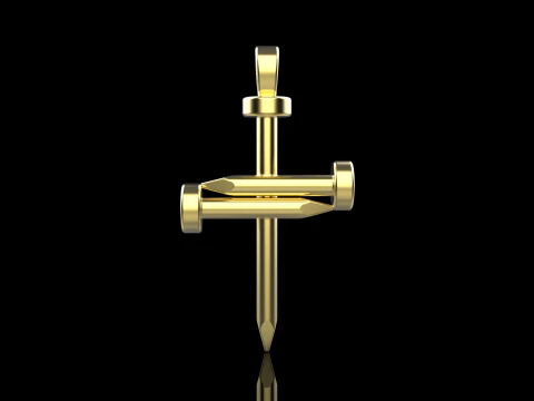 Nail cross model 675 3D Print Model