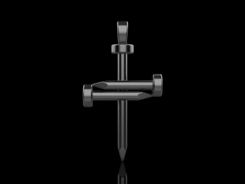 Nail cross model 675 3D Print Model