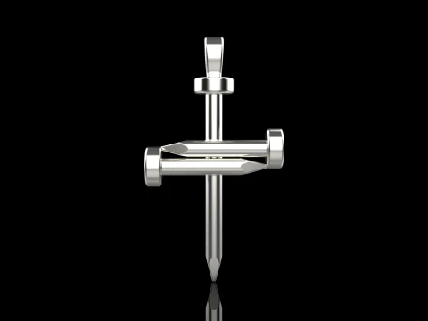 Nail cross model 675 3D Print Model