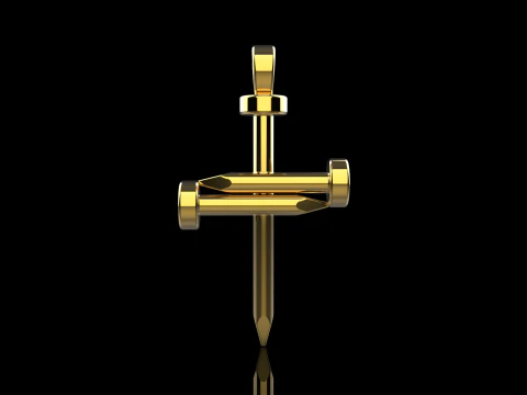Nail cross model 675 3D Print Model