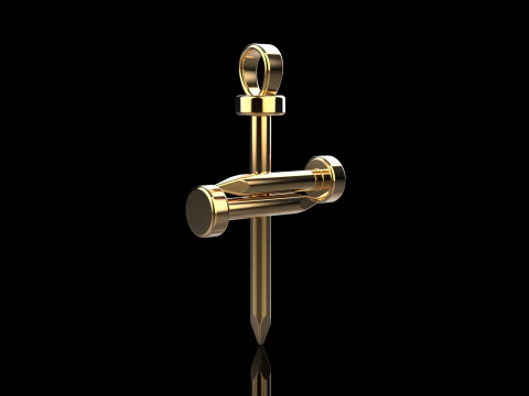 Nail cross model 675 3D Print Model