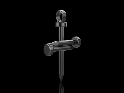 Nail cross model 675 3D Print Model