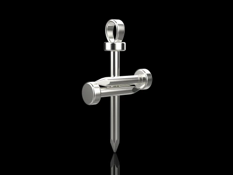 Nail cross model 675 3D Print Model