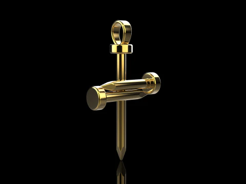 Nail cross model 675 3D Print Model