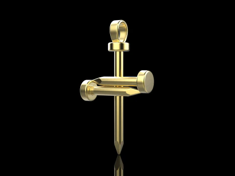 Nail cross model 675 3D Print Model