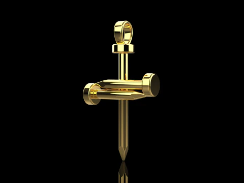 Nail cross model 675 3D Print Model