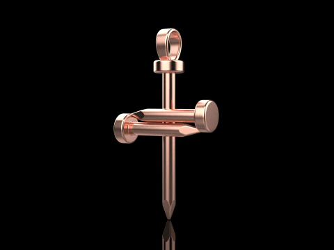 Nail cross model 675 3D Print Model