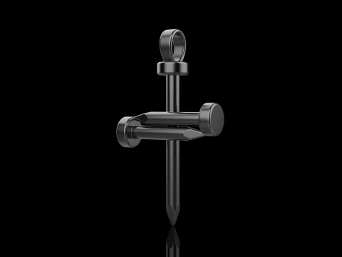 Nail cross model 675 3D Print Model