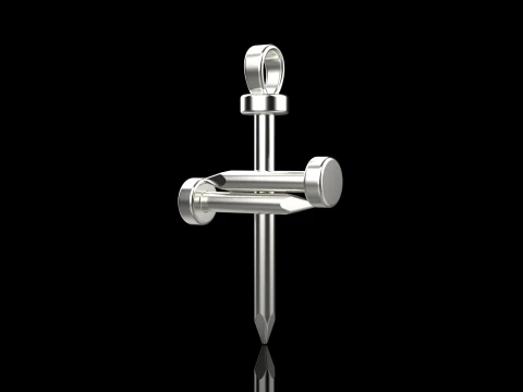 Nail cross model 675 3D Print Model