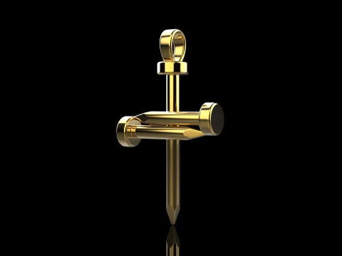 Nail cross model 675 3D Print Model