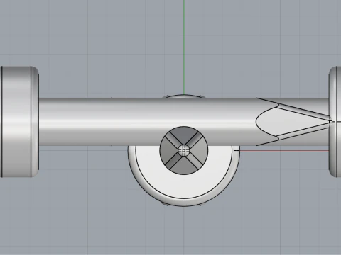 Nail cross model 675 3D Print Model