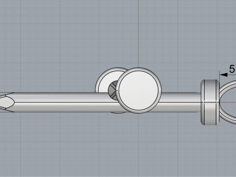 Nagelkreuz Modell 675 3D Druckmodell