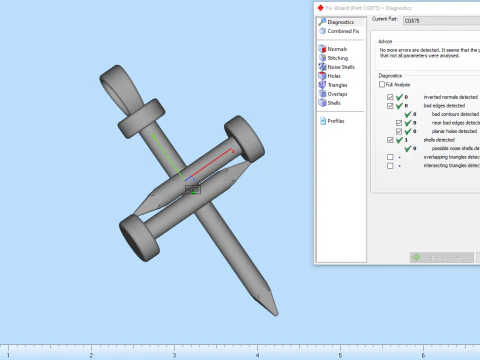 Nail cross model 675 3D Print Model