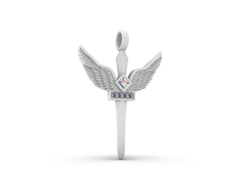 Archangel Michael sword model 673 3D Print Model
