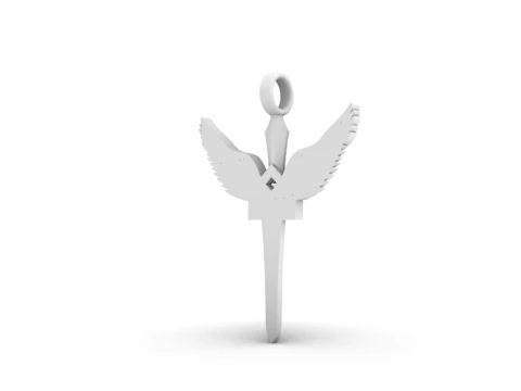Archangel Michael sword model 673 3D Print Model