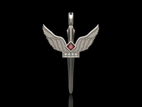 Aartsengel Micha&euml;l zwaard model 673 3D printmodel