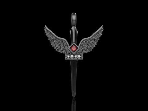 Aartsengel Micha&euml;l zwaard model 673 3D printmodel