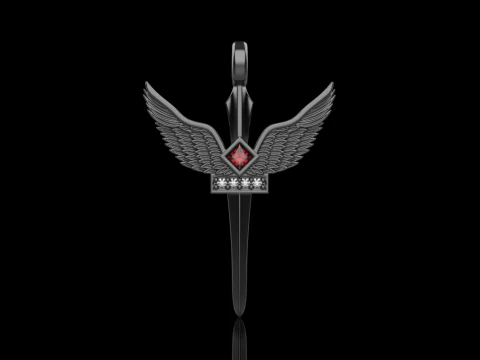 Archangel Michael sword model 673 3D Print Model