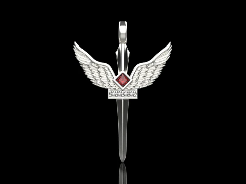 Archangel Michael sword model 673 3D Print Model