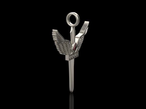 Aartsengel Micha&euml;l zwaard model 673 3D printmodel